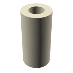 Entretoise lisse plastique polyacétal POM Ø2,6x5mm pour vis M2