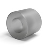Distanciador liso plástico policarbonato gris Ø3,6x7mm para tornillo M3,5