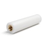 Distanciador aislante redondo roscado hembra/hembra de plástico PA6.6 con inserto de latón M3 - Ø6,5 mm