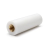 Distanciador aislante redondo roscado hembra/hembra de plástico PA6.6 con inserto de latón M4 - Ø8 mm
