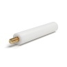 Distanciador aislante redondo roscado macho/hembra de plástico PA6.6 con inserto de latón M5 - Ø12,7 mm