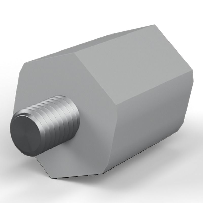 Entretoise isolante hexagonale filetée mâle/femelle plastique polyester insert acier M8 - 21 mm sur plats