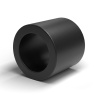 Distanciador liso plástico poliamida PA6 reforzada con fibra de vidrio Ø4,1x6mm para tornillo M4