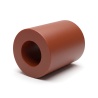 Distanciador liso plástico poliamida PA6.6 reforzada con fibra de vidrio marrón Ø4,2x8mm para tornillo M4
