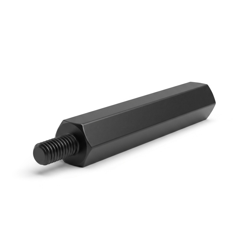 Distanciador hexagonal roscado macho/hembra plástico poliamida PA6.6 M3 / M4 - 8 mm entrecaras