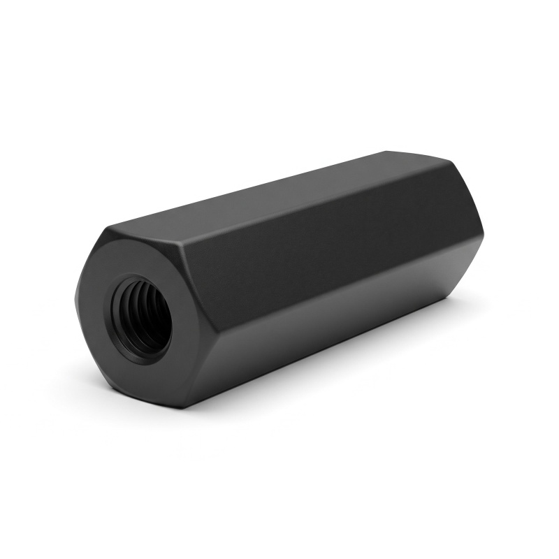 Distanciador hexagonal roscado hembra/hembra plástico poliamida PA6 reforzada con fibra de vidrio M5 / M4 - 10 mm entrecaras