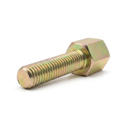 Distanciador hexagonal roscado macho/hembra acero cincado amarillo UNC4-40 / M3 - 5 mm entrecaras