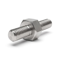 Distanciador hexagonal roscado macho/macho acero inoxidable M3 - 5,5 mm entrecaras, vástagos de 6 y 8 mm