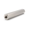 Distanciador hexagonal roscado hembra/hembra latón niquelado sin plomo M3 - 5 mm entrecaras