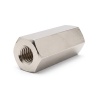Distanciador hexagonal roscado hembra/hembra latón niquelado sin plomo M3 - 5,5 mm entrecaras