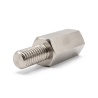 Distanciador hexagonal roscado macho/hembra latón niquelado sin plomo M6 - 10 mm entrecaras