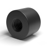 Distanciador redondo roscado hembra/hembra plástico poliamida PA6 reforzada con fibra de vidrio UL94-V2 M3 - Ø7 mm