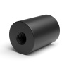 Distanciador redondo roscado hembra/hembra plástico poliamida PA6 reforzada con fibra de vidrio UL94-HB M3 - Ø8 mm