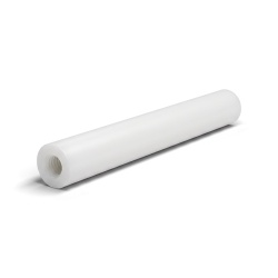 Distanciador redondo roscado hembra/hembra plástico poliamida PA6 reforzada con fibra de vidrio blanco UL94-HB M3 - Ø6 mm