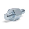Distanciador hexagonal roscado macho/macho acero cincado M3 - 5,5 mm entrecaras, vástagos de 3,6 y 6 mm