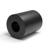 Distanciador liso plástico poliamida PA6 reforzada con fibra de vidrio Ø5,2x12mm para tornillo M5