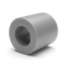 Distanciador liso plástico policarbonato gris Ø5,5x10mm para tornillo M5