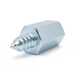 Distanciador hexagonal roscado autorroscante acero cincado sin plomo M2,5 / ST2,6 - 5 mm entrecaras