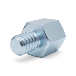 Distanciador hexagonal roscado macho/hembra acero cincado sin plomo UNC4-40 - 5 mm entrecaras