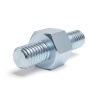 Distanciador hexagonal roscado macho/macho acero cincado sin plomo M4 - 7 mm entrecaras, vástagos de 6 y 8 mm