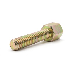Distanciador hexagonal roscado macho/hembra acero cincado amarillo sin plomo UNC4-40 - 4,75 mm entrecaras