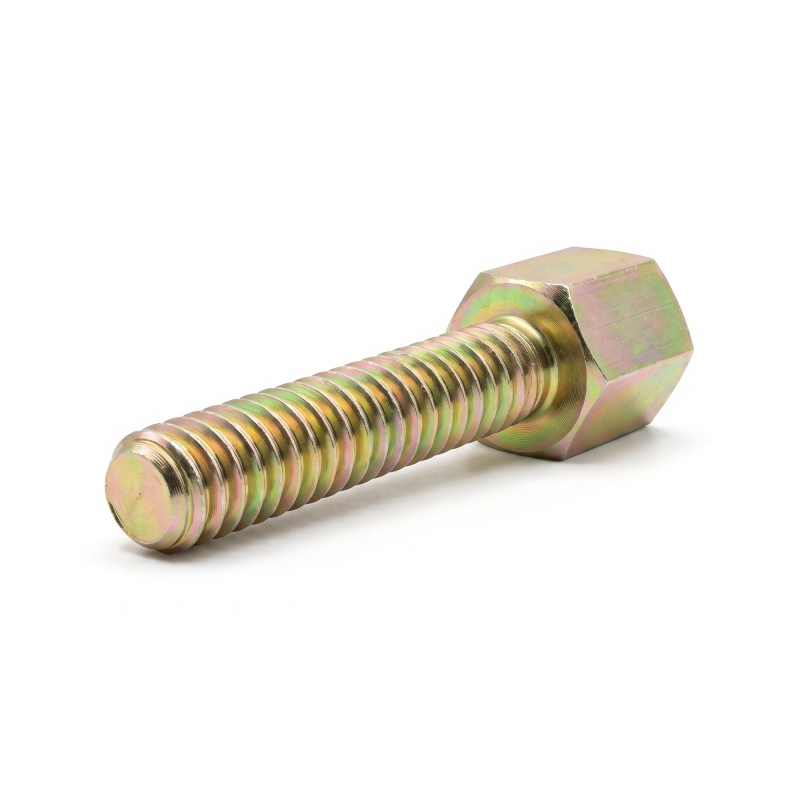 Distanciador hexagonal roscado macho/hembra acero cincado amarillo sin plomo UNC4-40 - 4,75 mm entrecaras
