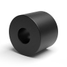 Distanciador liso plástico poliamida PA6 reforzada con fibra de vidrio Ø6,2x16mm para tornillo M6