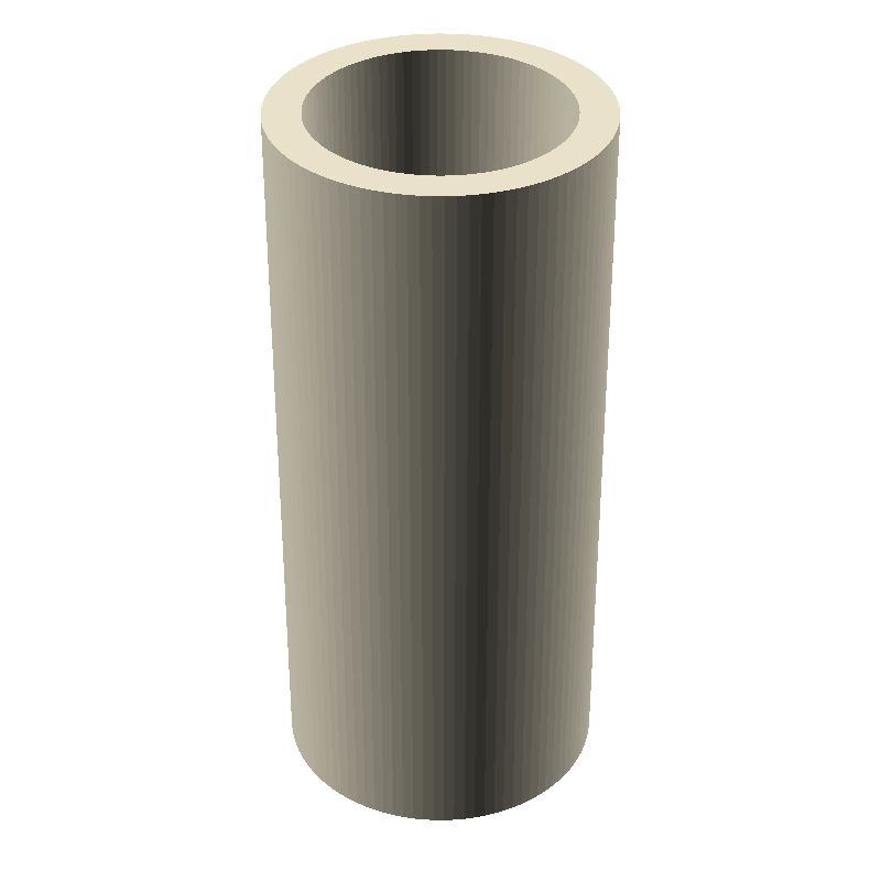 Entretoise lisse plastique polyamide renforcé Ø6,2x8mm pour vis M6