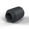 Separador con resalte PA6-FV Ø3,4×6 mm, resalte Ø4,2×1,3 mm, para M3, UL94-HB