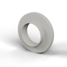 Casquillo aislante con brida Ø8,2x15mm, resalte bajo Ø8,9mm, poliamida PA6 natural UL94-V2